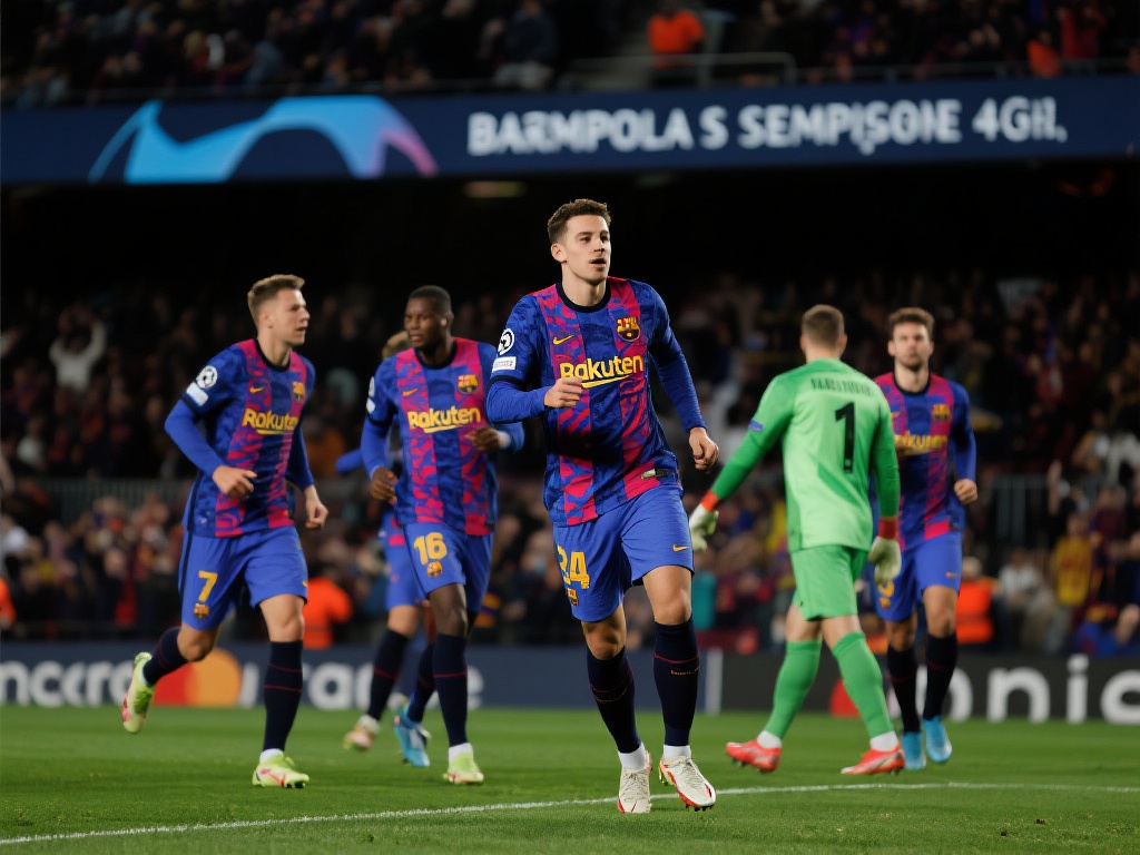 巴萨重返欧冠四强:五年沉沦终得洗刷,夺冠希望重燃27.4% 总之,巴萨时隔六年重返欧冠四强,不仅是一